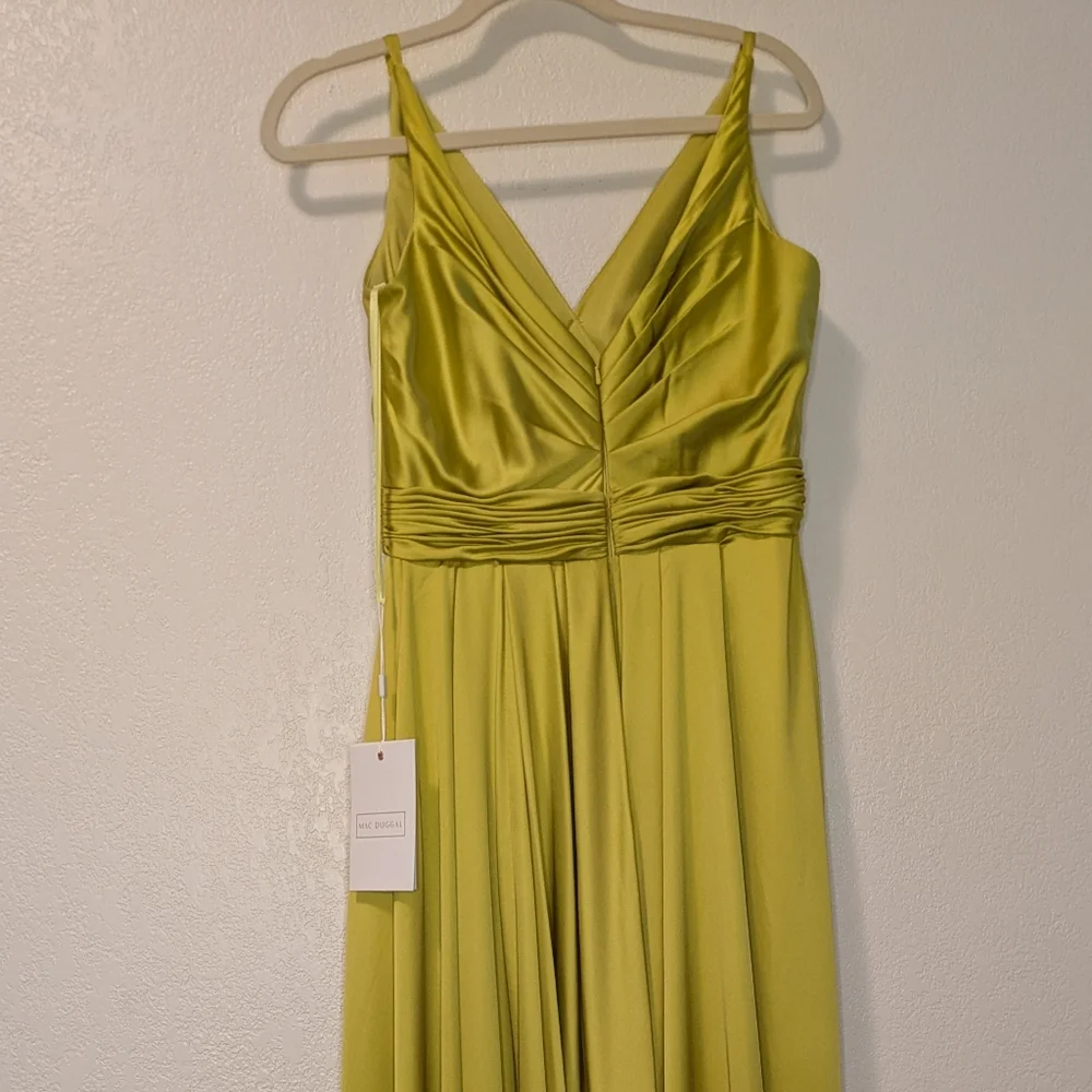 MACDUGGAL WRAP DRAPED GOWN SIZE 8 - Picture 5 of 11